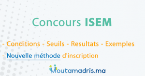 Concours ISEM Casablanca 2020-2021