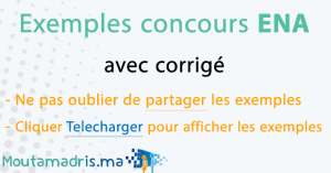 Exemple concours ENA