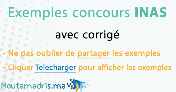 Exemple concours INAS