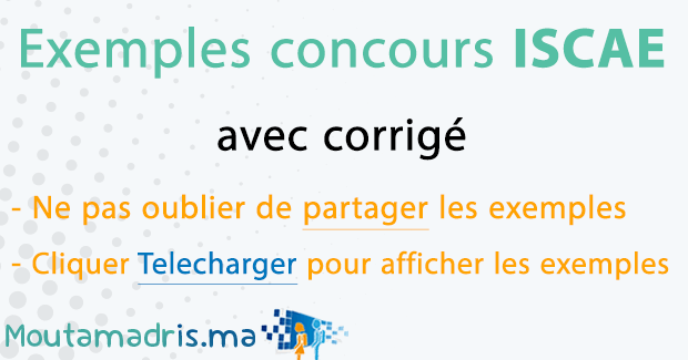 Exemple concours ISCAE