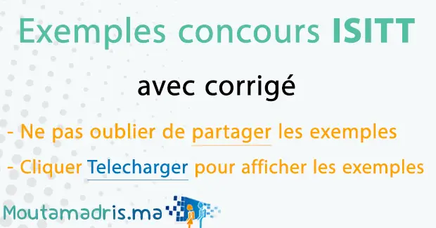 Exemple concours ISITT