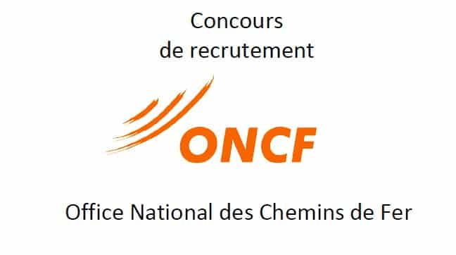Concours ONCF 2019 Maroc
