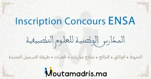 Inscription Concours ENSA